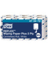 Tork Reflex™ Papel de Secado Extra Blanco M4, SmartCore®, 6 × 450 servicios, 473472