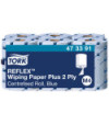 Tork Reflex™ Papel de Secado Extra Azul M4, SmartCore®, 6 × 450 servicios, 473391