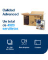 Tork Xpressnap Fit® Servilleta Blanca para Dispensador N14, 2 capas, 6 x 720 unidades, 15830