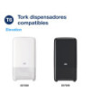 Tork Mid-size Rollo de Papel Higiénico Advanced T6, Blanco, 2 capas, 27 rollos, 127530