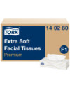 Tork Pañuelos Faciales Suaves Blancos F1, Premium, 2 capas, 30 x 100 hojas, 140280