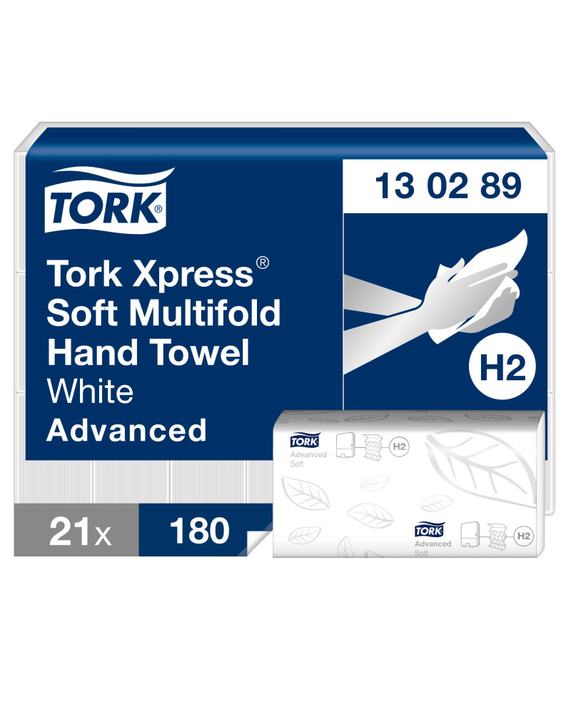 Tork Xpress Toalla de Mano Entreplegada Suave, 2 capas, Advanced, plegado en Z