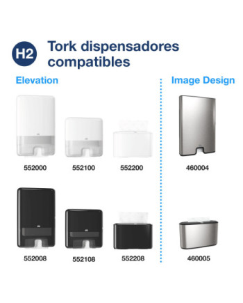 Tork Xpress Toalla de Mano Entreplegada Suave, 2 capas, Advanced, plegado en Z
