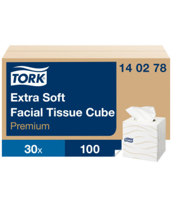 Tork pañuelos faciales extrasuaves en cubo Premium