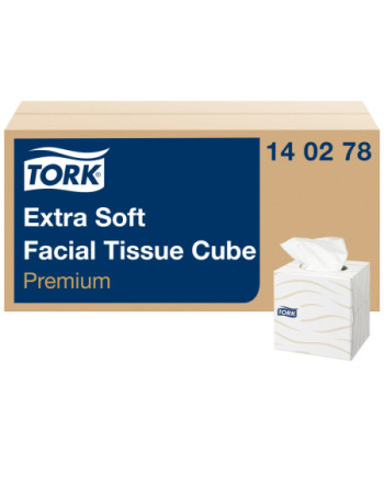 Tork pañuelos faciales extrasuaves en cubo Premium