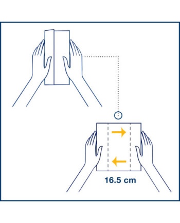 Tork Xpressnap Fit Servilleta Natural para Dispensador N14, 2 capas, 6 x 720, 12830