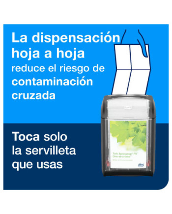 Tork Xpressnap Fit Servilleta Natural para Dispensador N14, 2 capas, 6 x 720, 12830