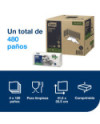 Tork Paño de Limpieza Blanco W4, Paño flexible, 4 × 120 unidades, 510479