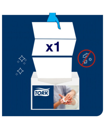 Paños suaves para lavado Tork Premium