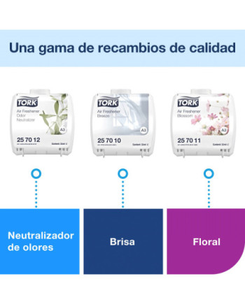 Tork Dispensador para Ambientador Constante Blanco A3, Línea Elevation, 256010