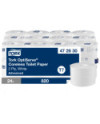 Tork OptiServe® Papel Higiénico sin Madril Blanco T7, Advanced, 2 capas, 24○×○820 hojas, 472630