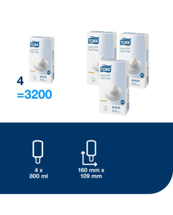 Tork Jabón en Espuma Luxury Suave