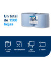 Tork Papel de Secado Extra Azul W1/2, Absorbente, 2 x 750 servicios, 130052
