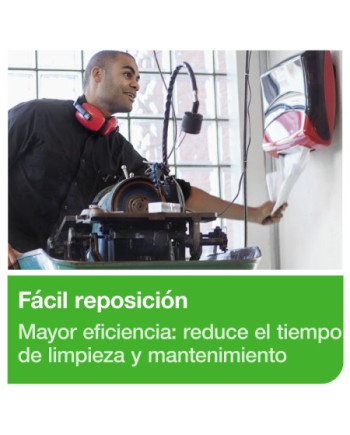 Tork Dispensador de Paños Plegados Rojo y Negro W4, Montaje en pared, Línea Performance, 654008