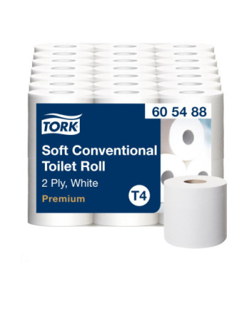 Tork Papel Higiénico Convencional Suave Premium - 2 Capas