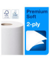Tork Papel Higiénico Convencional Suave Premium - 2 Capas
