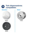 Tork SmartOne® Papel Higiénico Blanco T8, Advanced, 2 capas, 6 × 1150 servicios, 472242