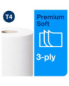Tork Papel Higiénico Convencional Suave Premium - 3 Capas