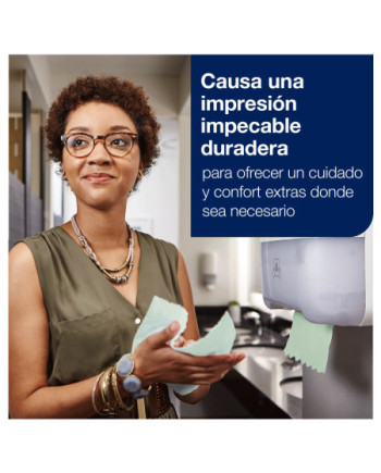 Tork Matic® Toalla de Mano de Papel Verde en Rollo Advanced H1, Advanced, 6 rollos × 150 m, 290076