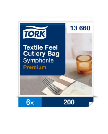 Tork Textile Feel Servilleta para Cubiertos Symphony Premium