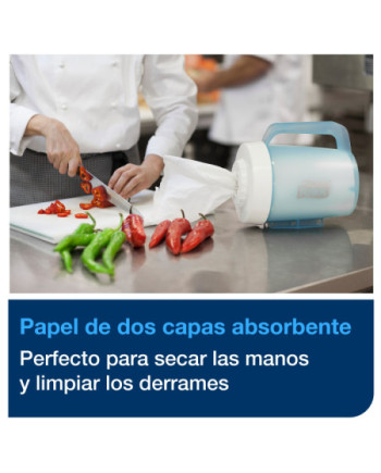 Tork Papel de Secado Extra Mini en Rollo Blanco M1, Alimentación Central, 11 rollos, 101221