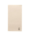 SERVILLETAS ECOLABEL P. 1/8 40X40 NATURAL C/1200