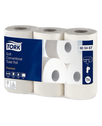 Tork Papel Higiénico Convencional Suave Premium - 2 Capas