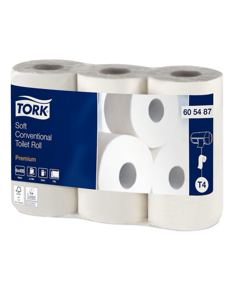 Tork Papel Higiénico Convencional Suave Premium - 2 Capas